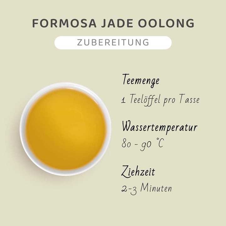 Formosa Jade Oolong, Tung Ting Jade Oolong, ceai semi-fermentat premium cu caracter de ceai verde, ceai taiwanez din Nantou | Wondertea Formosa Jade Oolong Tea (100 g)