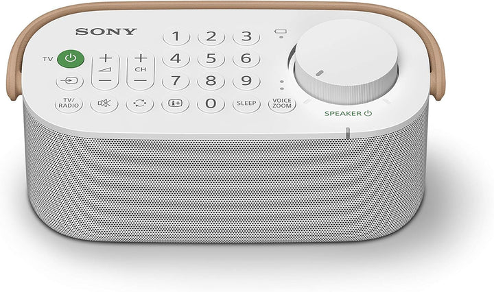 Sony Difuzor TV portabil fără fir pentru persoanele cu deficiențe de auz și vârstnici - alb (SRSLSR200.CE7), mărime unică