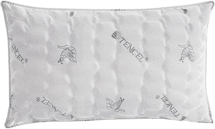 Lenjerie de pat italiană MB Home Italia, pernă, bioceramică, gri deschis, 45 x 75 cm