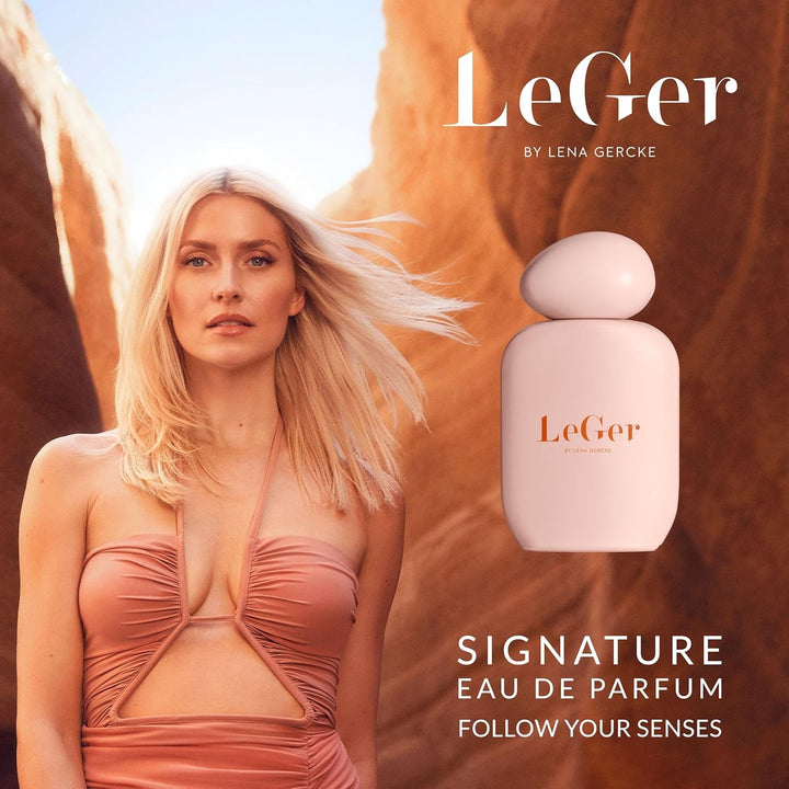 Leger Signature Eau De Parfum, parfum feminin senzual pentru femei cu migdale, lemn de cedru și mosc