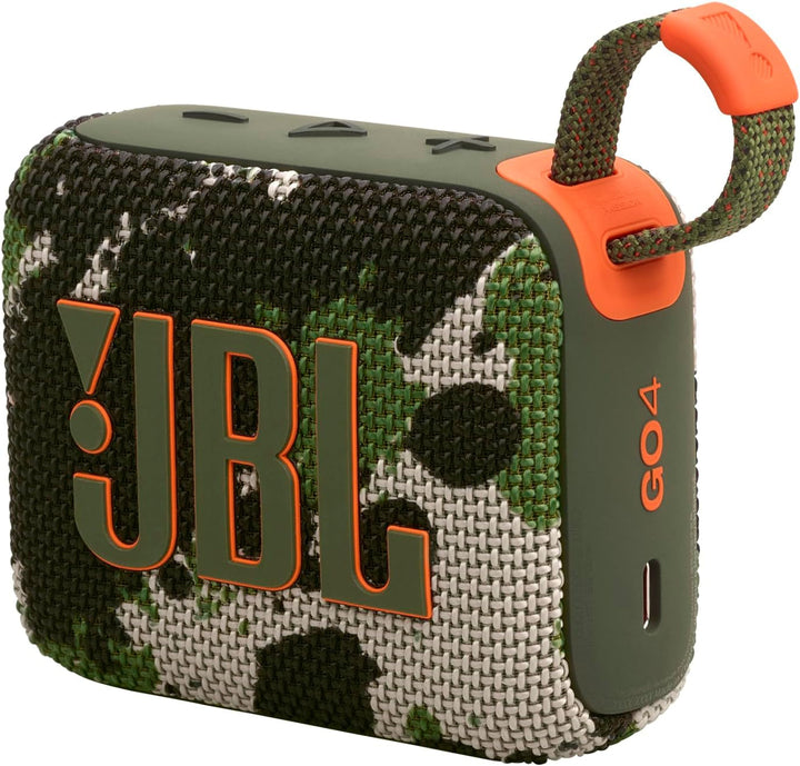 JBL Go 4 - Camuflaj - Boxă portabilă Bluetooth cu sunet JBL Pro, bas profund și funcție Playtime Boost - Rezistent la apă și praf - 7 ore de funcționare