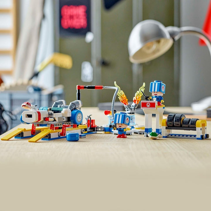 LEGO Super Mario: Mario Kart - Atelierul lui Toad, personaj Nintendo, jucărie personalizabilă, set de aventură, cadou pentru băieți, fete și gameri de la 8 ani 72035 Seturi de constructie Besuche den LEGO-Store