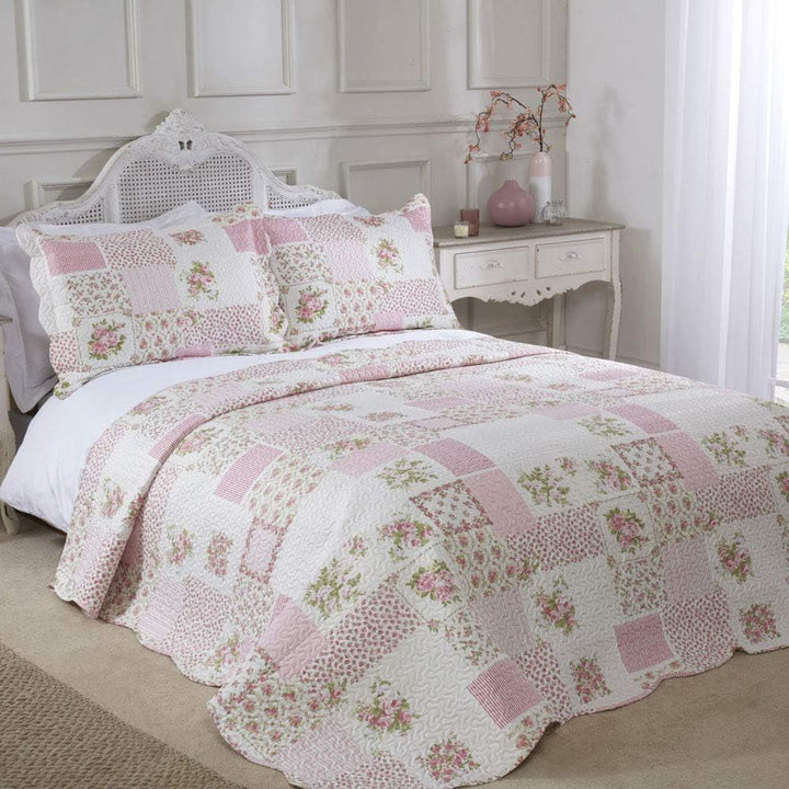 Emma Barclay, 100% Polyester Cotswold Tagesdecke FÃ¼r Einzelbett, Rosa, Rose