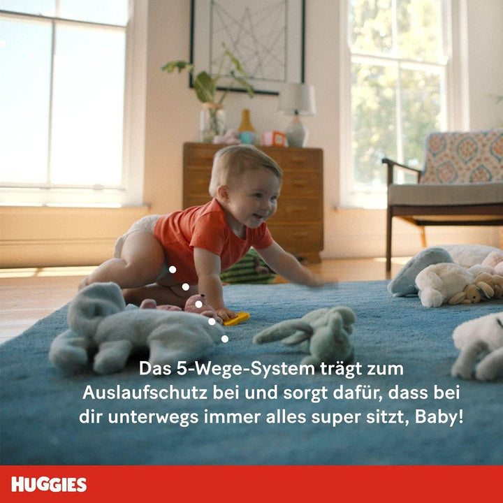 Huggies Ultra Comfort Babywindeln, Größe 5 (11-25 Kg), 126 Stück (Verpackung Kann Variieren)