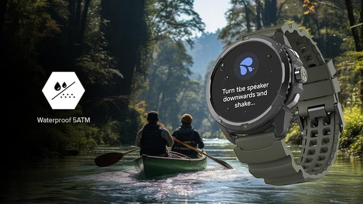 Hammer Watch 2 Military Edition, GPS, ecran AMOLED Gorilla Glass de 1,5 inch, baterie mare de 530 mah până la 15 zile de funcționare la o singură încărcare, rezistență 5 ATM, buton SOS, lanternă LED