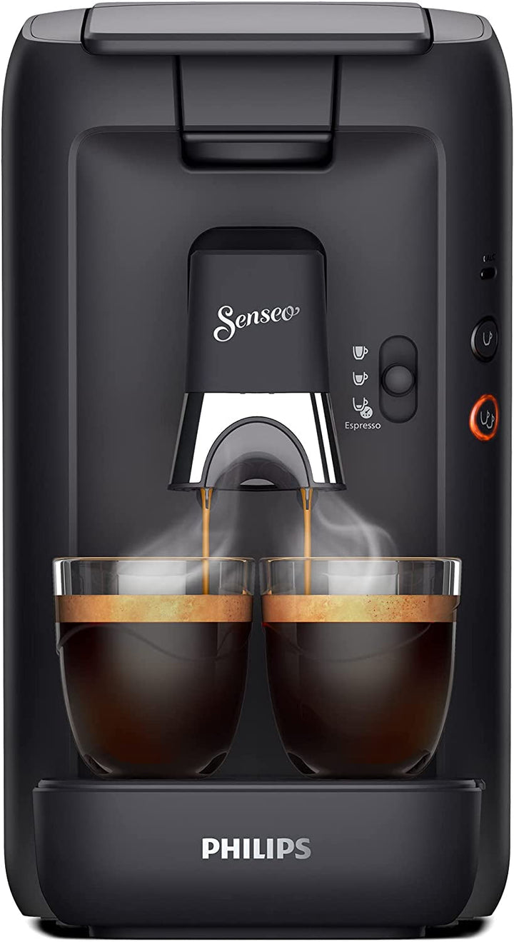 Mașină de cafea Philips Senseo Maestro cu rezervor de apă de 1,2 L, selecție a intensității și funcție Memo, produs verde, culoare: negru, (CSA260/61)