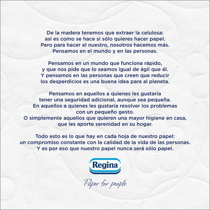 Hârtie igienică Regina Soft din bambus, 40 role, 3 straturi, 160 coli, Moliciune naturală pentru pielea ta, Hârtie igienică din fibre de bambus, Ambalaje din hârtie, Certificată Fsc