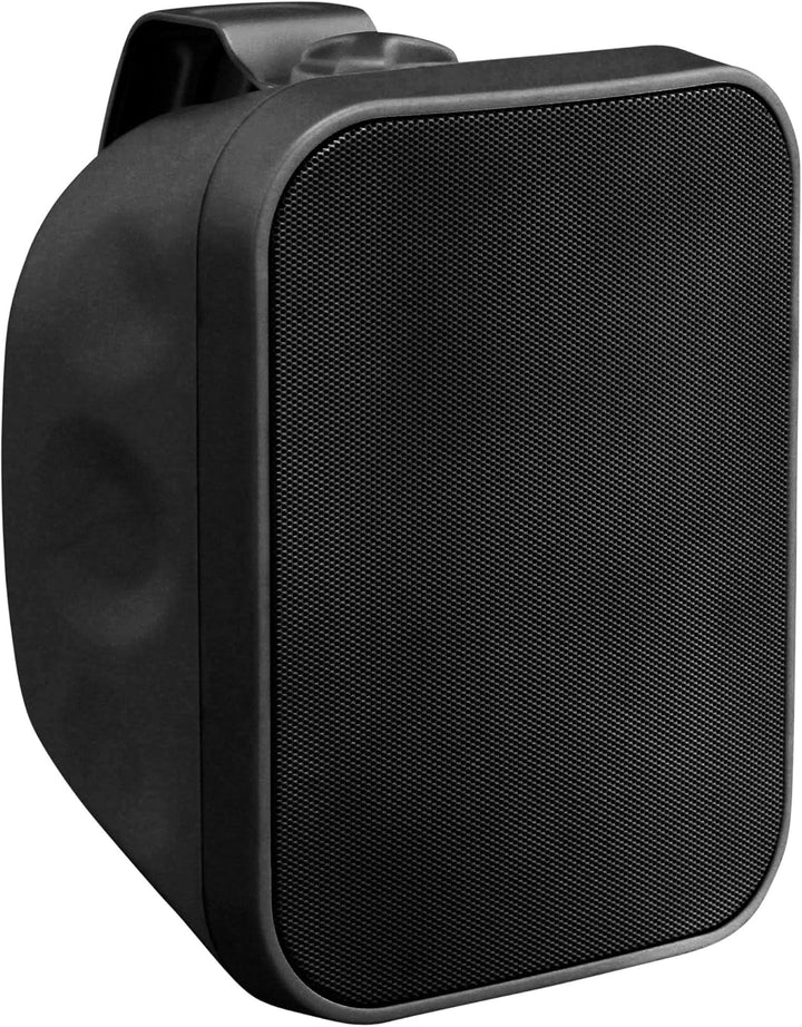 Pronomic OLS-5 BK DJ PA Outdoor-Lautsprecher Für Garten, Terrasse, Restaurant (80 Watt, Schutzart IP56, 8 Ohm, 5,25" Woofer) Schwarz