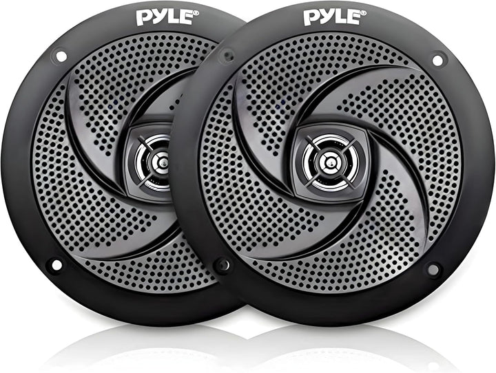 Pyle Outdoor Lautsprecher Boxen, Musikbox – Marine Speaker, Outdoor Box – Wasserdichte Box Outdoor 240W Als Auto Lautsprecher Oder Boot Marine Lautsprecher Als 2-Wege-Lautsprecher Passiv in Weiß