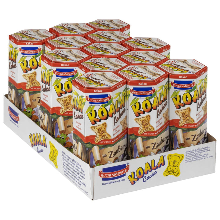 Fursecuri Kuchenmeister Koala | Umplutură cu cremă de cacao 75g | Fursecuri crocante | Umplute cu cremă delicioasă de cacao | Distracție supremă la gustări | (1 x 75g)