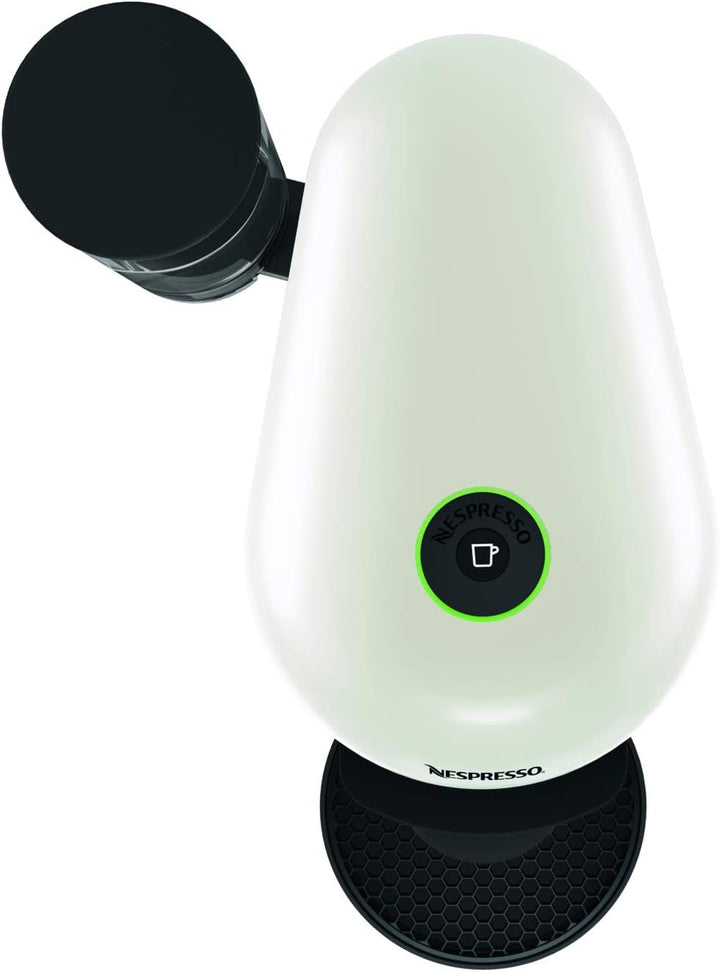 Krups YY2778FD Espressor cu capsule Nespresso Vertuo pentru espresso sau cafea, 40 ml până la 410 ml, alb titan