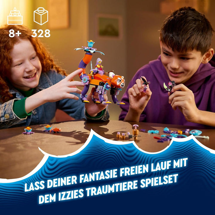 LEGO Dreamzzz 3-In-1 Izzies Dream Animals, ou magic cu minifigurinele Izzy și Dizzy și figuri de animale, set de joacă Fantasy, cadou pentru fete și băieți de la 8 ani 71481