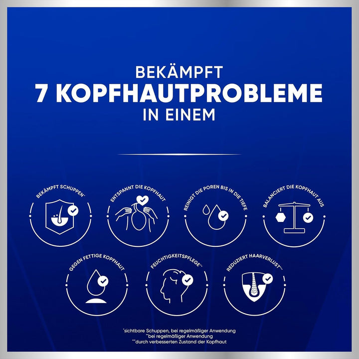 Head & Shoulders PRO-EXPERT 7 Anti-Haarverlust Anti-Schuppen-Shampoo Angereichert Mit Koffein 800Ml Pumpe. Bekämpft 7 Kopfhautprobleme, Kopfhautschutz