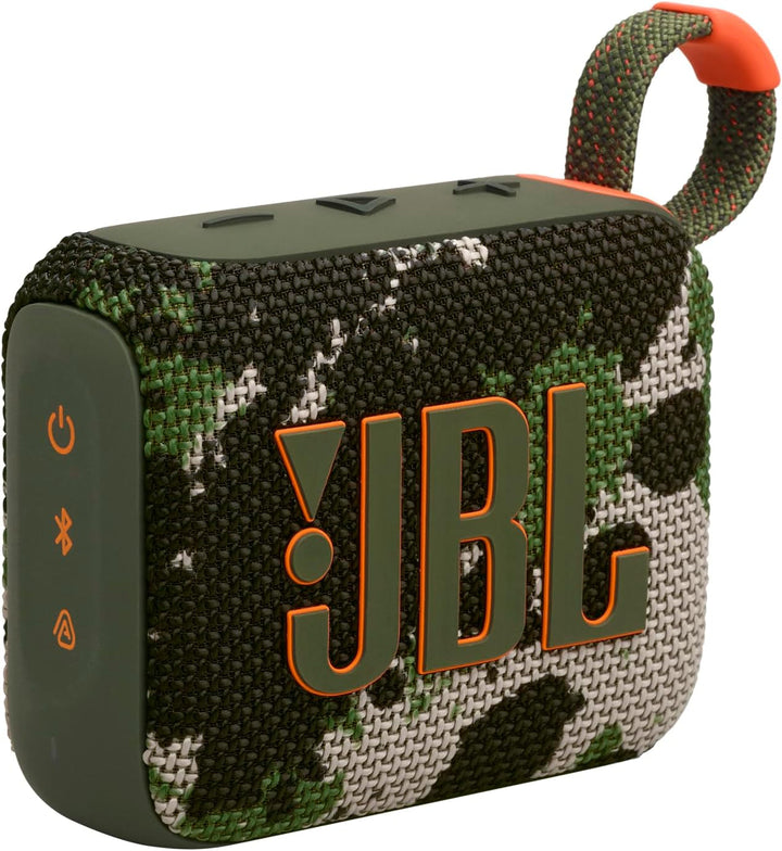 JBL Go 4 - Camuflaj - Boxă portabilă Bluetooth cu sunet JBL Pro, bas profund și funcție Playtime Boost - Rezistent la apă și praf - 7 ore de funcționare