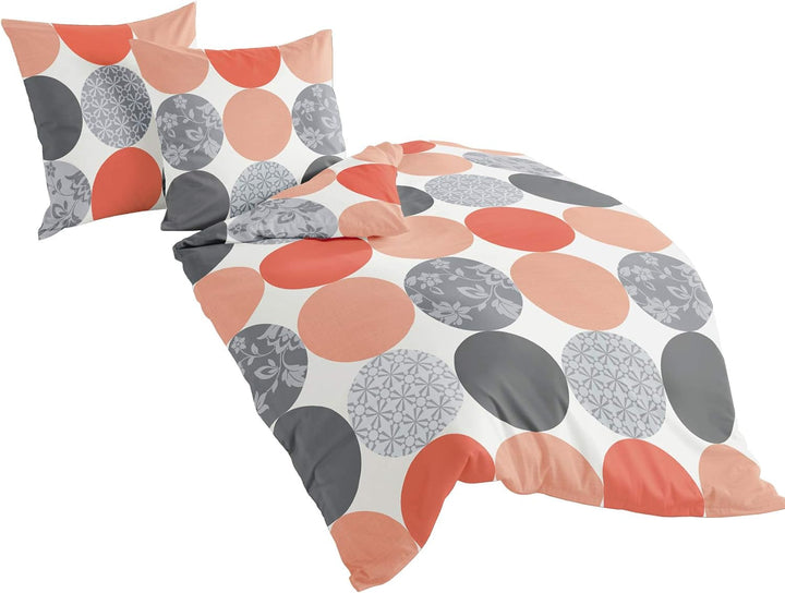 Lenjerie de pat Bierbaum, maco-satin, Conceput în Germania, model 6383 turcoaz 02, 155X220 Cm + 80X80 Cm, dimensiune confort Paturi si Cuverturi Besuche den Bierbaum-Store Somon 155X220 Alte probe