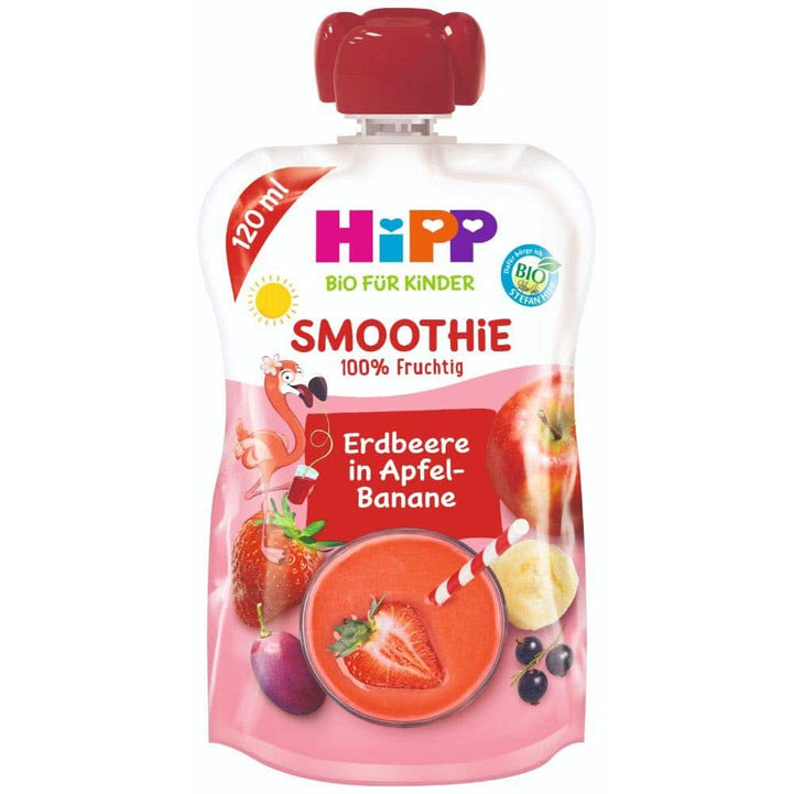 Hipp Bio Für Kinder Smoothie Apfel Pfirsich Banane Mit Haferdrink, 120Ml, 6Er Pack (6X120Ml)