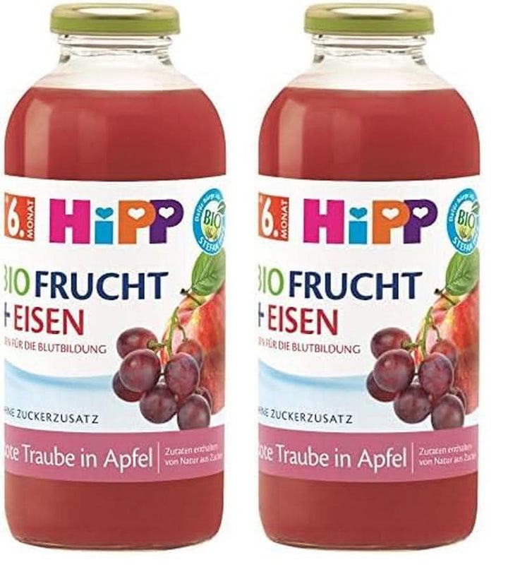 Hipp Bio-Fruchtsaft-Getränke +, Multifrucht Mit Vitamin C, 6Er Pack (6 X 0,5L)