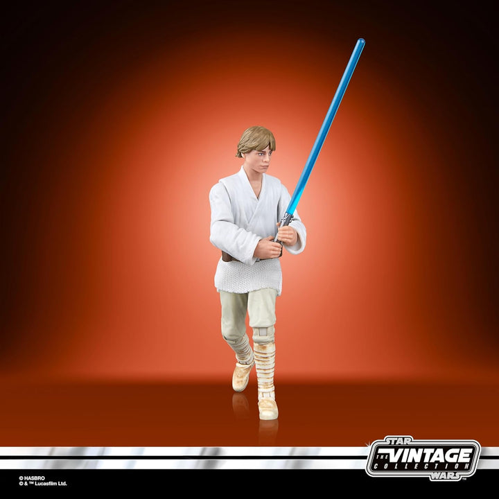Star Wars Colecția Vintage Landspeeder & Luke Skywalker, Star Wars: O nouă speranță Figura de acțiune și vehicul, 9,5 cm