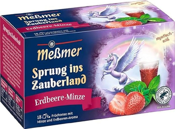 Meßmer Glut Der Drachen | Coacăze negre și ghimbir | Exclusiv online | 18 pliculețe de ceai | Vegan | Fără gluten | Fără lactoză