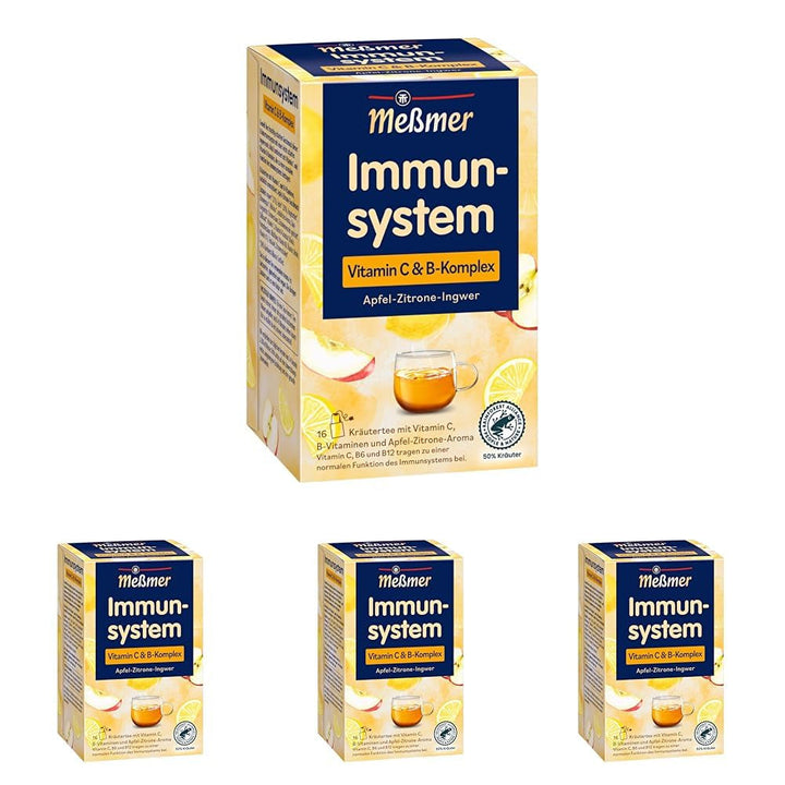 Meßmer Piele frumoasă | Vitamina C și colagen | 16 pliculețe de ceai | Fără gluten | Fără lactoză