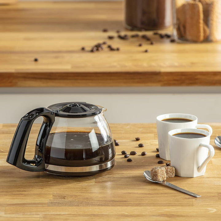 FG150825 Subito Cafetière Filtre Electrique, negru/oțel inoxidabil