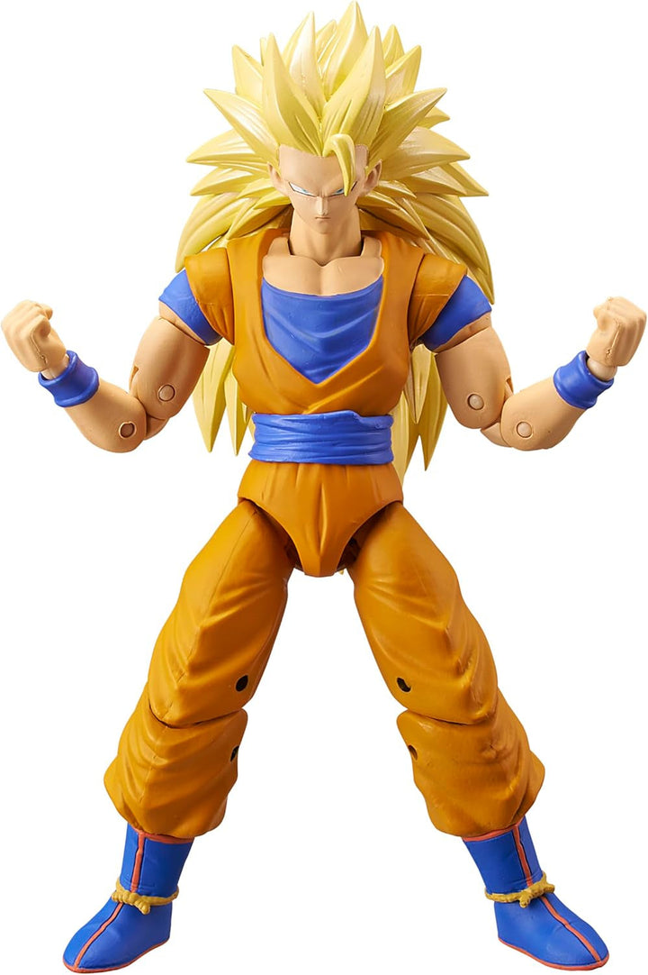 BANDAI - Dragon Ball Super - Dragon Stars Figura 17 Cm - Super-Saiyajin Blue Goku - Figura articulată Blue Goku - Licența oficială Dragon Ball - Jucărie pentru copii 4+ ani - 36780