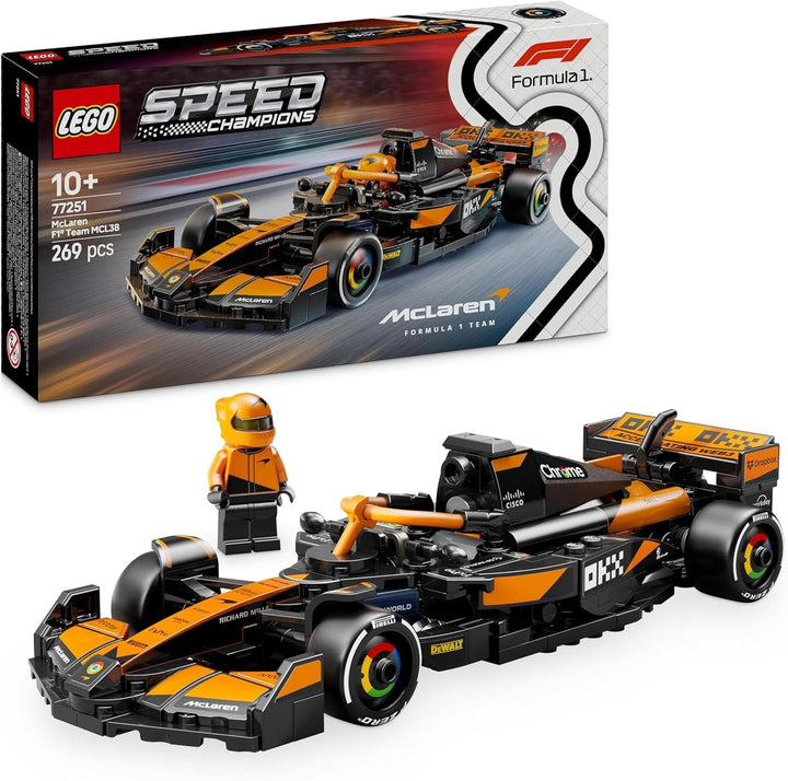 LEGO Speed Champions Mercedes-Amg F1 W15 Race Car - Jucărie cu minifigurină Formula 1 - Model de mașină de colecționat și construit - Cadou pentru băieți și fete 10+ sau fani adulți 77244