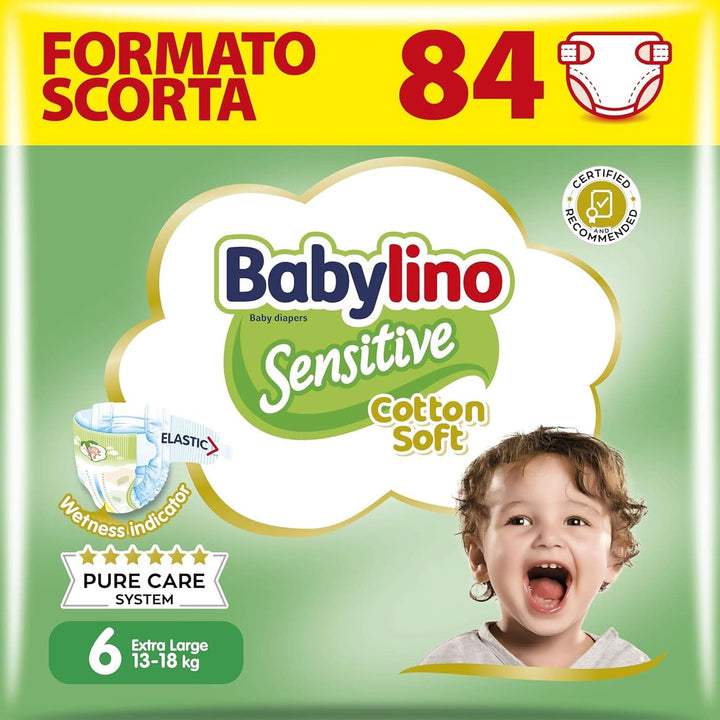 Babylino Sensitive, Scutece delicate pentru copii, diverse marimi