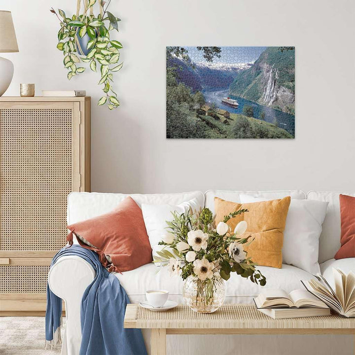 Ravensburger Puzzle 12000475 - Norwegian Fjord - Puzzle de 1000 de piese pentru adulți și copii de la 14 ani, puzzle cu peisaj norvegian