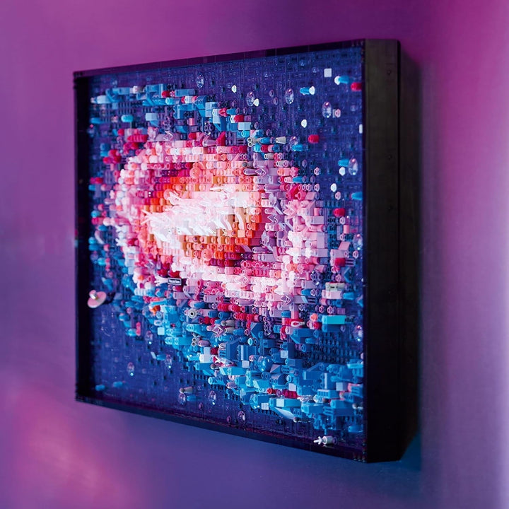 LEGO Art Galaxia Calea Lactee, decorațiune de perete, cadou pentru fanii spațiului și astronomiei, set de construcție pentru adulți, activitate creativă, cadou pentru femei și bărbați 31212 Seturi de constructie Besuche den LEGO-Store