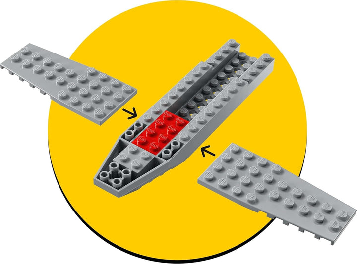 Jucărie LEGO Star Wars 75410 Mandos și Grogus N-1 Starfighter cu minifigurinele Mandalorian, Grogu și R5-D4, inclusiv coloană construibilă, set de pornire pentru nave stelare pentru băieți și fete de la 4 ani