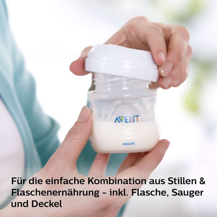 Philips Avent SCF334/02 Elektrische Doppel-Milchpumpe Für Mehr Milch Auf Natürliche Weise, Mit 2 Naturnah-Flaschen