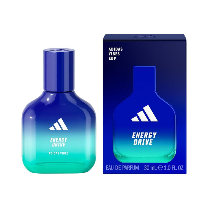 Adidas Vibes Happy Feels Eau De Parfum, un parfum unisex vesel, care îmbunătățește starea de spirit, cu note florale proaspete și uleiuri esențiale naturale, 100 ml
