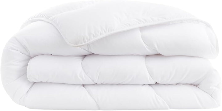 Abeil Couette Douceur Et Fraicheur Blanc Quilt Feran Ice Soft And Fresh, White, 240 X 260 Cm, Poliester, 240X260