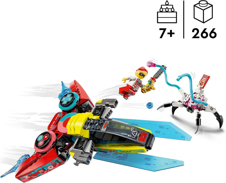 Controller de joc video LEGO Dreamzzz Coopers Flying, jucărie fantastică, set de joc video 2 în 1 cu minifigurină și păianjen, cadou pentru fete și băieți de la 7 ani 71489