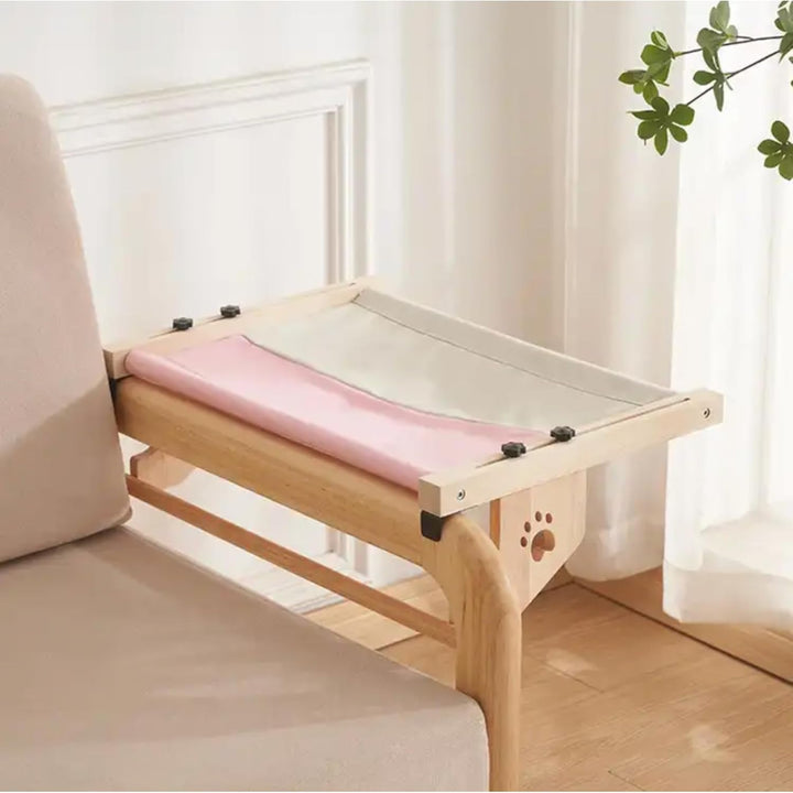 EL ÁTICO PETS Hamac pentru pisici, Hamac pentru fereastră, Agățat pe 2 picioare sau pe podea cu 4 picioare, Pat pentru pisici, Radiator, Hamac, Fereastră pentru pisici, Pat pentru pisici mari