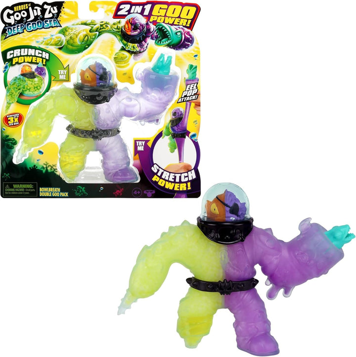 Heroes of GOO JIT To Deep GOO Sea - 16.5cm Tall Figure Tyro With 2-In-1 Slime Power; Super Stretchy And Stretchable