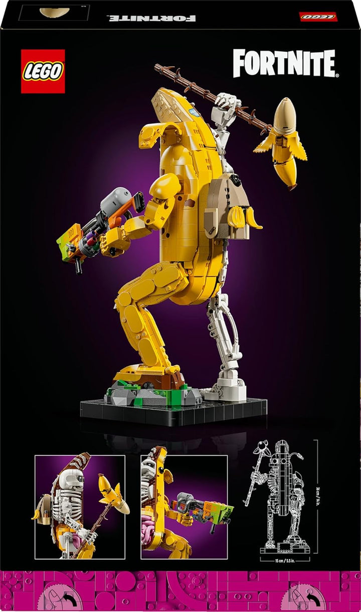 LEGO Fortnite bone shali - Inclusiv aruncător de vopsea și târnăcop pentru bătut boluri - Obiect de colecție pentru fanii jocurilor video - Set de construcție pentru adulți ca decor pentru casă sau birou - 77072