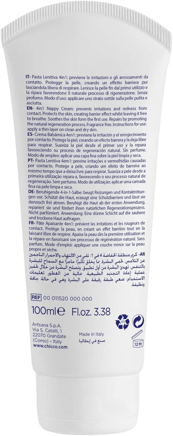 CHICCO NATURAL SENSATION - SET 2: 1 ȘAMPON ȘI BAIE - FĂRĂ USCARE 200 ML, 1 CREMĂ DE SCHIMBARE 4ÎN1 100 ML