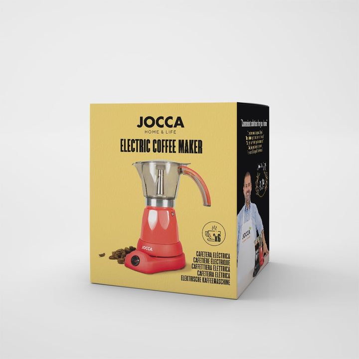 Expresor electric Jocca cu bază 360°, capacitate 6 cești