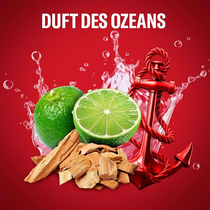 Old Spice Captain 3-In-1 Gel de duș și șampon pentru bărbați, 1 litru