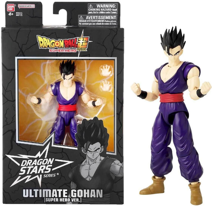 BANDAI - Dragon Ball Super - Figurina Dragon Stars 17 Cm - Goku Ultra Instinct - Licența oficială Dragon Ball - Figura articulată Goku - Jucărie pentru copii 4+ ani - 35994J
