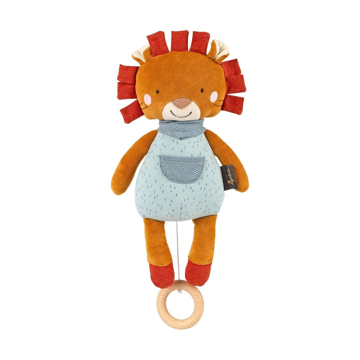 SIGIKID 39265 cutie muzicală Semmel Bunny fete și băieți jucărie pentru copii recomandată de la naștere albastru/bej Jucarii Bebe Naty Shop Albastru / Portocaliu / Leu