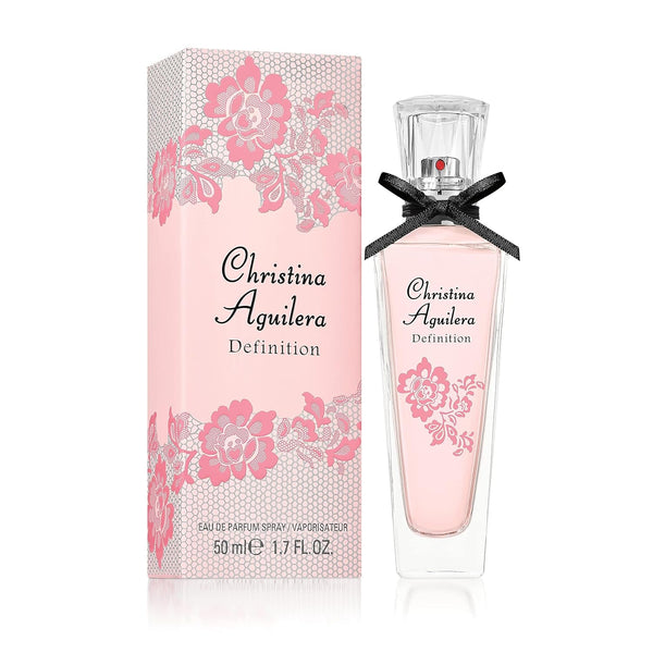 Christina Aguilera - Definition Eau De Parfum, Parfum ușor, Cu mandarină, orhidee și chihlimbar, Note florale și citrice, Parfum răcoritor, Ideal pentru vară, Parfum pentru femei - 50 ml