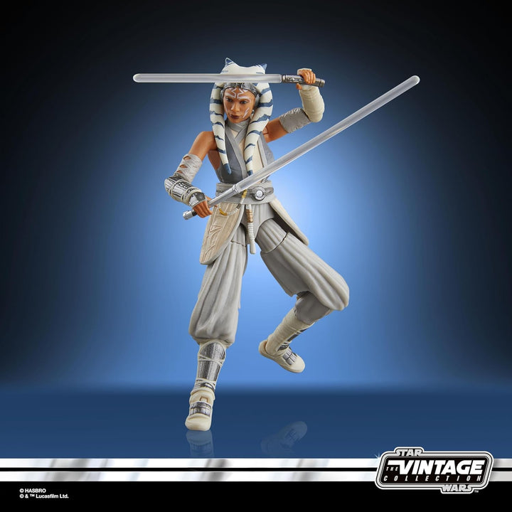Star Wars Colecția Vintage Ahsoka Tano (Peridea), Star Wars: Ahsoka Action Figure de colecționat, (Scară 9,5 cm)