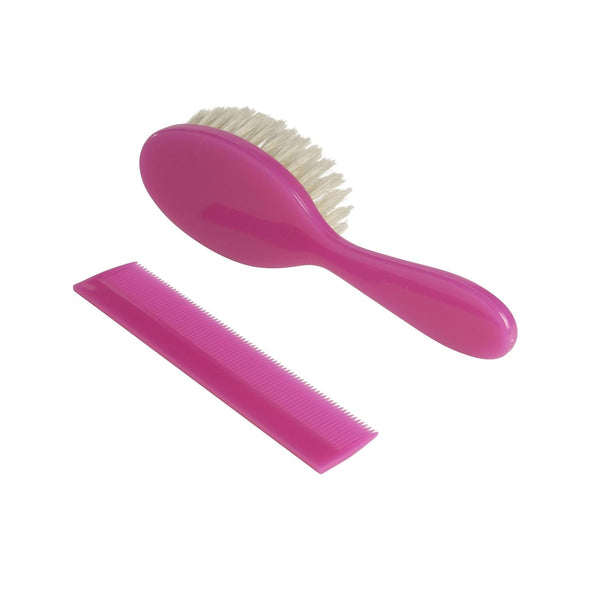 dBb-Remond 315008 Perie și pieptene din plastic Roz Transparent