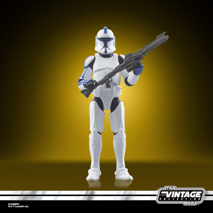 Star Wars the Vintage Collection Clone Trooper Lieutenant (Teth), Star Wars: Ahsoka Action Figure, 9.5 cm