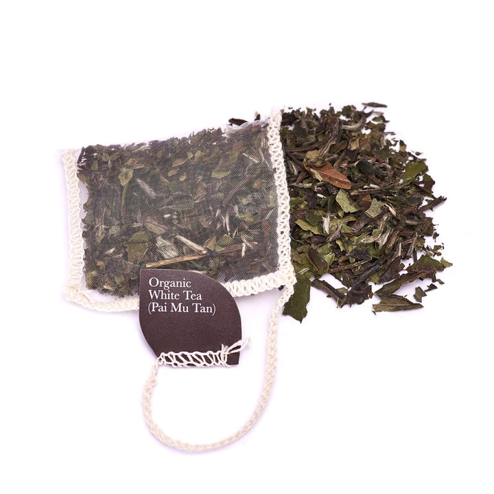 Bio - Ceai alb (Pai Mu Tan), 40 pliculețe de ceai din mătase, pachet de 1 (1 x 60 g)