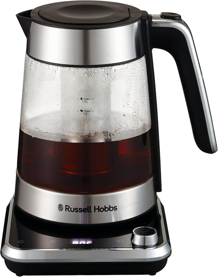 Espressor Russell Hobbs [Barista: Reglare intensitate cafea, Funcție Cold Brew, Spumator lapte] Attentive - Panou de control tactil digital (Temporizator programabil) Espressor cu filtru 26230-56