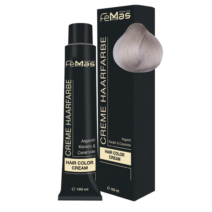 FemMas Hair Colour Pure & Mix Red I Cremă profesională cu ulei de argan, keratină și ceramide I Ca o vopsea de păr permanentă sau nuanță pentru rezultate radiante, de lungă durată I 100 ml